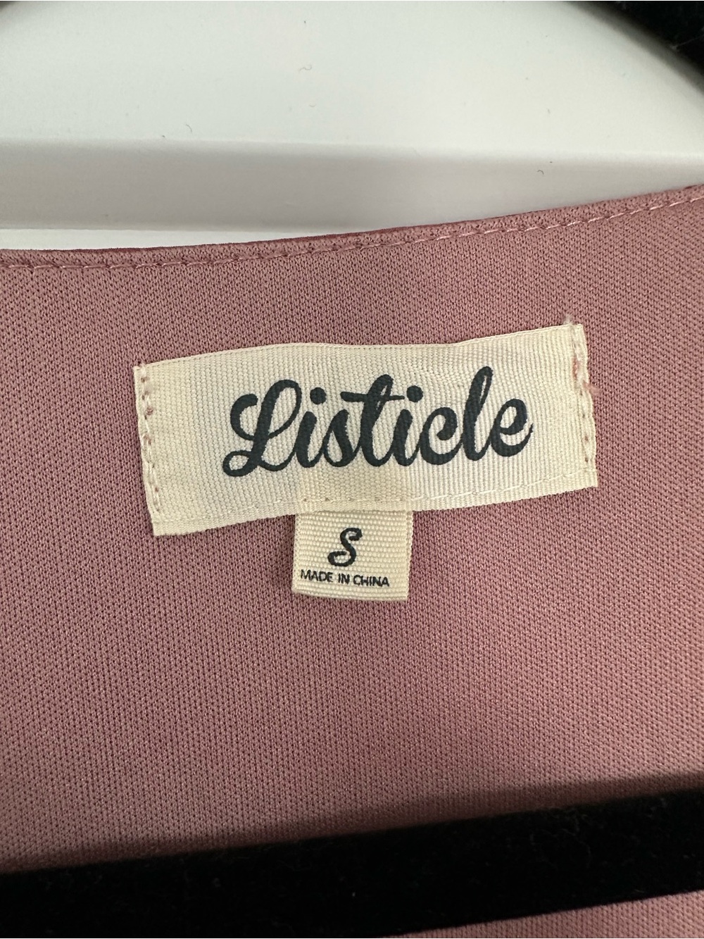 Listicle Dusty Rose Polka Dot Wrap Maxi Dress - Picture 4 of 4
